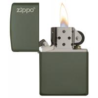 Zippo - Classic Green Matte With Logo - Windproof Lighter